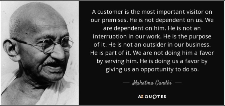 quote-a-customer-is-the-most-important-visitor-on-our-premises-he-is-not-dependent-on-us-we-mahatma-gandhi-37-62-84